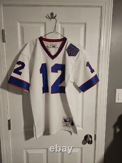 100% Authentic Jim Kelly Mitchell & Ness 1990 Buffalo Bills Jersey Sz 40 Medium