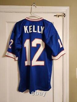 100% Authentic Jim Kelly Mitchell & Ness 1994 Buffalo Bills Jersey Sz 44 Large