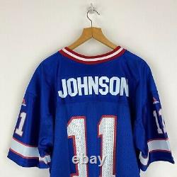 #11 Rob Garland Johnson Buffalo Bills Adidas Vintage Football Jersey XL Blue Nfl
