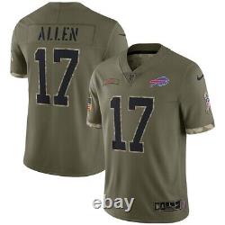 $180 NEW Men's Nike Buffalo Bills Josh Allen Salute To Service Vapor Jersey XXL