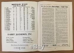 1948 Aafc Championship Football Program Buffalo Bills @ Cleveland Browns (15-0)