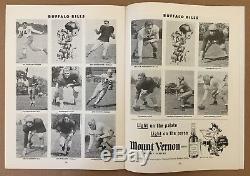 1948 Aafc Championship Football Program Buffalo Bills @ Cleveland Browns (15-0)