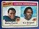 1977 Topps Mexican #3 Rushing Leaders Withhof Payton & Oj Severe Short Print (ssp)