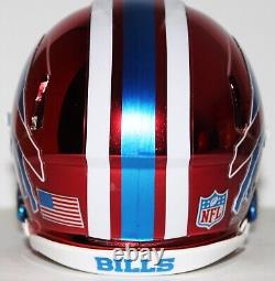 1984-86 Buffalo Bills Custom Chrome Mini Helmet