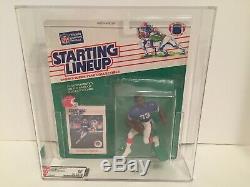 1988 Starting Lineup Ronnie Harmon football toy Buffalo Bills NFL AFA graded 80