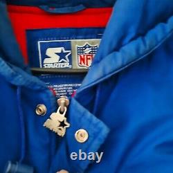 1990's Xl Buffalo Bills Starter Jacket Great Shape Blue Red Rare