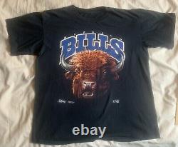 1992 Buffalo Bills NFL Salem Sportswear T-Shirt Mens XL Single Stitch Vintage