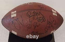 1995 BUFFALO BILLS Team Signed Autographed Vintage Voit Football Kelly Thurman