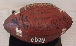 1995 BUFFALO BILLS Team Signed Autographed Vintage Voit Football Kelly Thurman