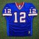 2001 Reebok Nfl Pro Model Authentic Jersey Buffalo Bills Jim Kelly 52 Helmet Tag