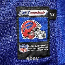 2001 Reebok NFL Pro Model Authentic Jersey Buffalo Bills Jim Kelly 52 Helmet Tag