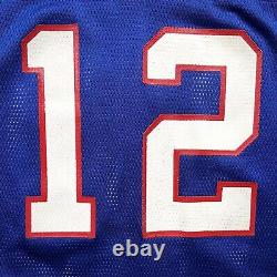 2001 Reebok NFL Pro Model Authentic Jersey Buffalo Bills Jim Kelly 52 Helmet Tag