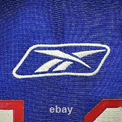 2001 Reebok NFL Pro Model Authentic Jersey Buffalo Bills Jim Kelly 52 Helmet Tag