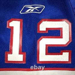 2001 Reebok NFL Pro Model Authentic Jersey Buffalo Bills Jim Kelly 52 Helmet Tag