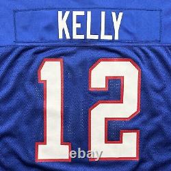 2001 Reebok NFL Pro Model Authentic Jersey Buffalo Bills Jim Kelly 52 Helmet Tag