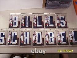 2007 Aaron Schobel By The Letter Full Team And Last Name Buffalo Bills 12 Cards