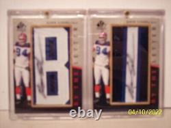 2007 Aaron Schobel By The Letter Full Team And Last Name Buffalo Bills 12 Cards