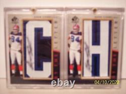 2007 Aaron Schobel By The Letter Full Team And Last Name Buffalo Bills 12 Cards