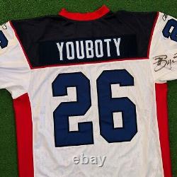 2008 Ashton Youboty Buffalo Bills Reebok Authentic NFL Jersey Size 52 XXL AUTO'D