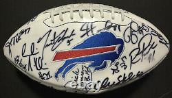 2008 Buffalo Bills signed Football 35+ Auto Marshawn Lynch Stevie Johnson COA