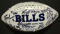 2008 Buffalo Bills signed Football 35+ Auto Marshawn Lynch Stevie Johnson COA