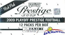 2009 Panini Playoff Prestige Football MASSIVE Sealed JUMBO RACK Box-192 Cards