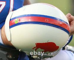 2010 Buffalo Bills RYAN FITZPATRICK Game Used Worn Football Helmet Photo Matched