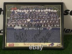 2012 Buffalo Bills Football NFL 8x10 Signed By 5 Players Team Photo