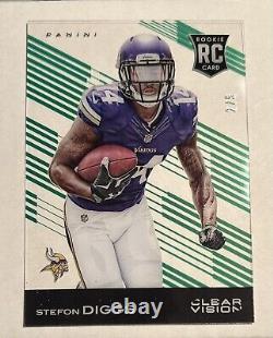 2015 Panini Clear Vision #140 STEFON DIGGS Emerald Green Rookie #2/5 Bills