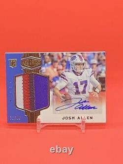 2018 Josh Allen Panini Plates & Patches Rookie Card 71/99 MVP Buffalo Bills