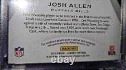 2018 Josh Allen RC RPA 3 Color Patch Gold Spotlight Panini 40/50 Mint! #104