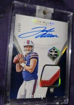 2018 Josh Allen RC RPA 3 Color Patch Gold Spotlight Panini 40/50 Mint! #104