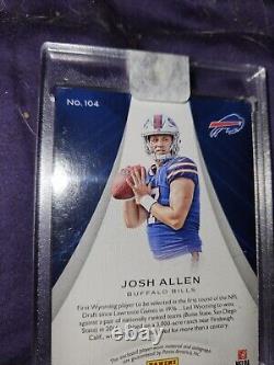 2018 Josh Allen RC RPA 3 Color Patch Gold Spotlight Panini 40/50 Mint! #104