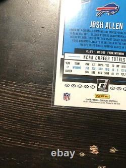 2018 NFL Panini Donruss Josh Allen Press Proof Blue Rated Rookie RC #304 Bills