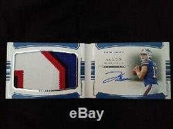 2018 National Treasures Josh Allen Patch ON CARD Auto RC booklet #'d 27/99 RPA