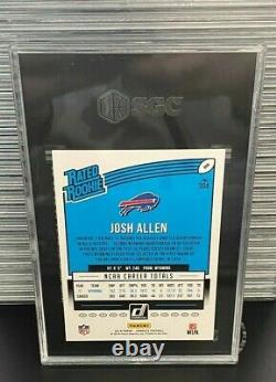 2018 Panini Donruss #304 Josh Allen Rookie Card RC SGC 10 Buffalo Bills