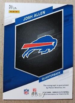 2018 Panini Donruss Elite Pen Pals Josh Allen Auto RC Buffalo Bills Autograph