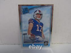 2018 Panini Donruss Optic #154 Josh Allen On Card Auto Holo RC /150 Bills