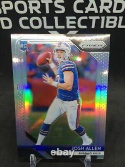 2018 Panini Prizm Football Josh Allen RC Silver Prizm No. 205 Buffalo Bills