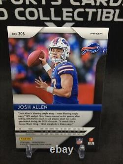 2018 Panini Prizm Football Josh Allen RC Silver Prizm No. 205 Buffalo Bills