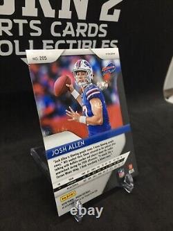 2018 Panini Prizm Football Josh Allen RC Silver Prizm No. 205 Buffalo Bills