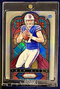 2018 Panini Prizm Josh Allen Stained Glass Silver RC Rookie SSP Case HitREAD