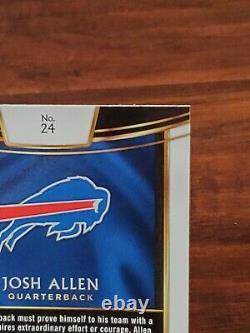 2018 Panini Select Josh Allen Rookie Concourse Base Card #24 Buffalo Bills MVP