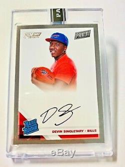 2019 Panini Next Day Devin Singletary Auto Rated Rookie Premiere Black Ink 1/7