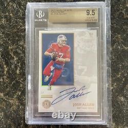 2020 Panini Encased #4 Josh Allen Buffalo Bills Auto 3/5 BGS 9.5