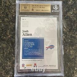 2020 Panini Encased #4 Josh Allen Buffalo Bills Auto 3/5 BGS 9.5