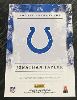 2020 Panini Origins Jonathan Taylor On Card Auto Colts #04/25 Turquoise RC Colts