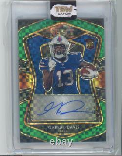 2020 Select Gabriel Davis Green Prizm Rookie RC Auto /5! Jaguars