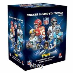 2021 Panini NFL Football Sticker Collection Trading Cards Box of 50 Packs