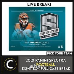 2021 Panini Spectra Football 8 Box (full Case) Break #f827 Pick Your Team